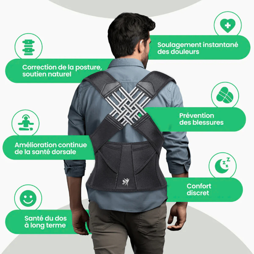 Modaréa Ortopro – Correcteur de Posture Confortable & Invisible